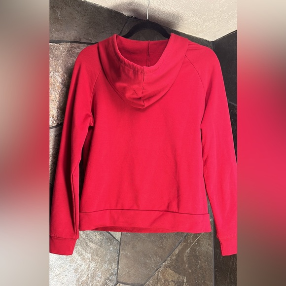 Plain red comfy hoodie - Picture 4 of 4